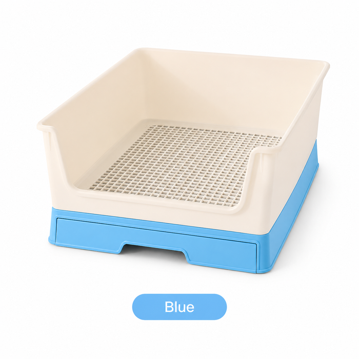Blue LuckyBunny litter box