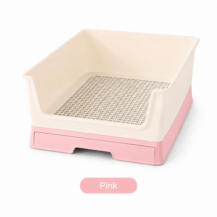 Pink LuckyBunny litter box